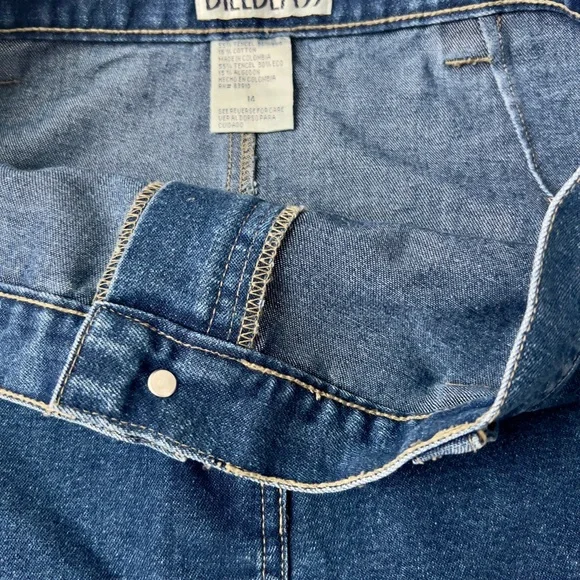 Bill Blass Classic Blue Denim Skirt - Picture 3 of 5